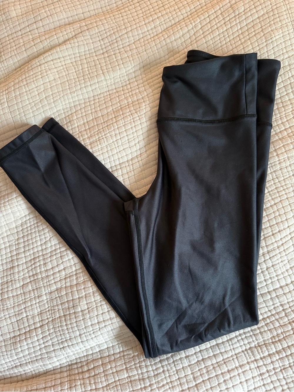 Zyia Black Metallic Light n Tight Hi-Rise 7/8 24"